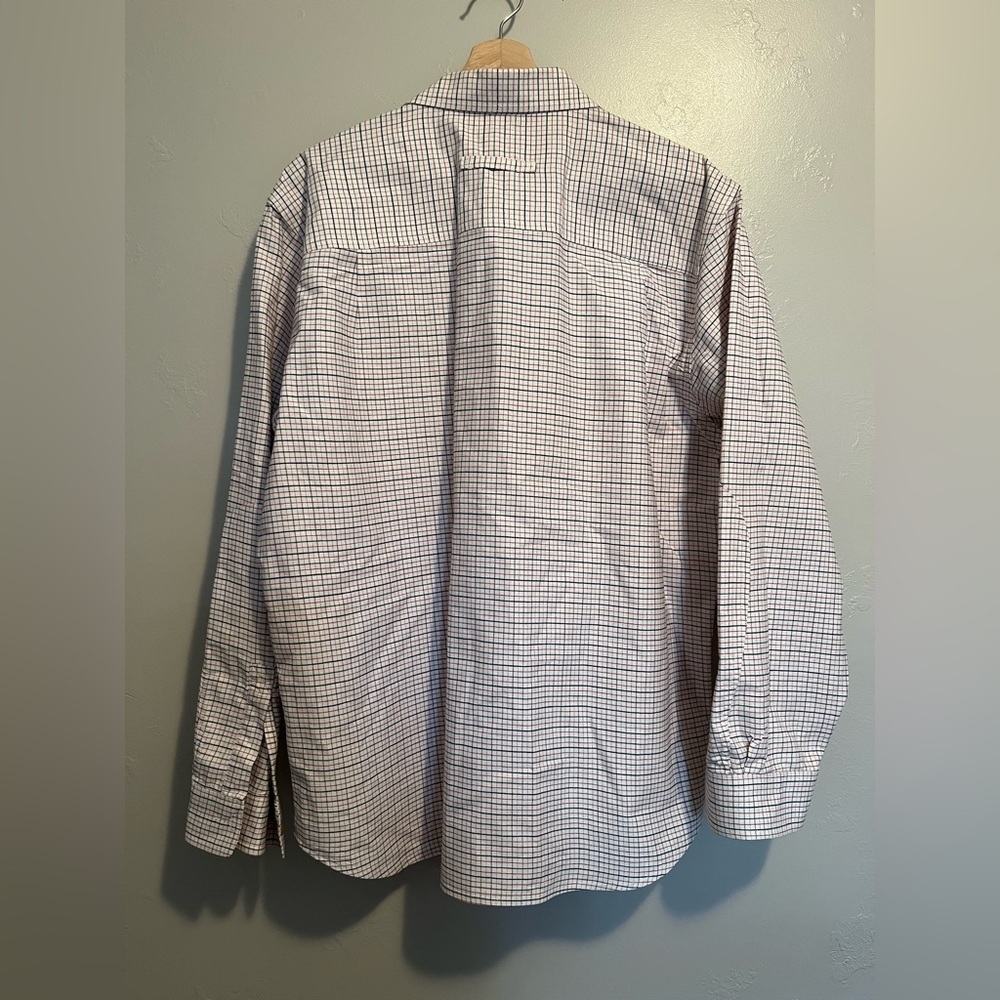 Woolrich White, Red, & Blue Casual Button Down Shirt - Picture 12 of 12